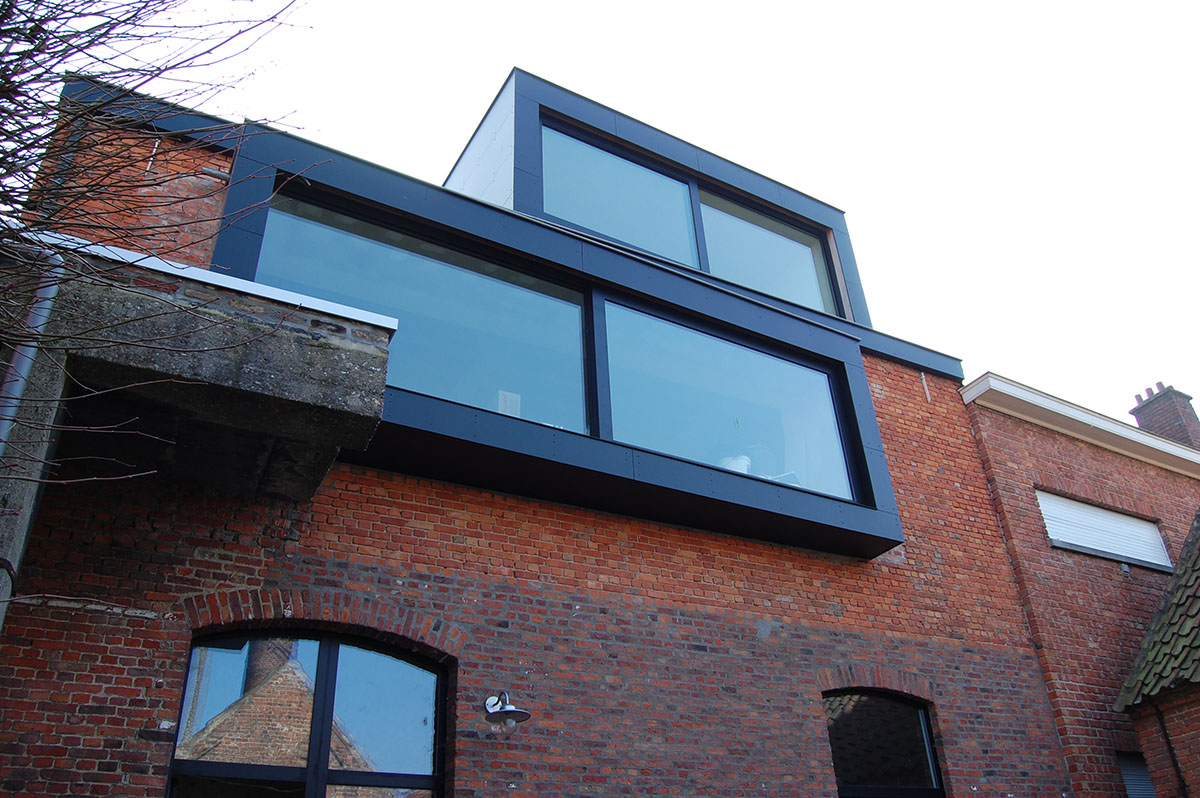 exterieur rijhuis aanzicht